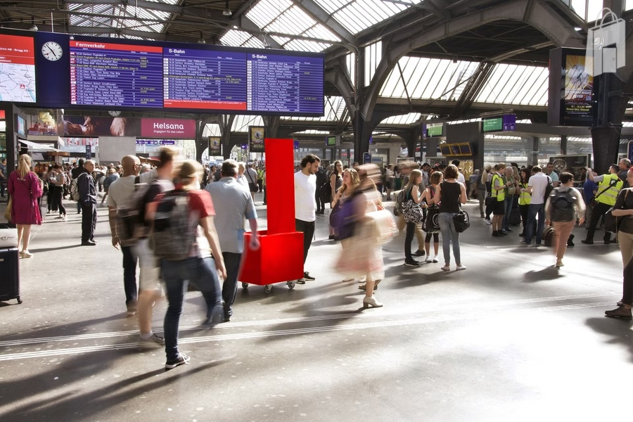 Verteilpunkte im Bahnhof Schwanden GL