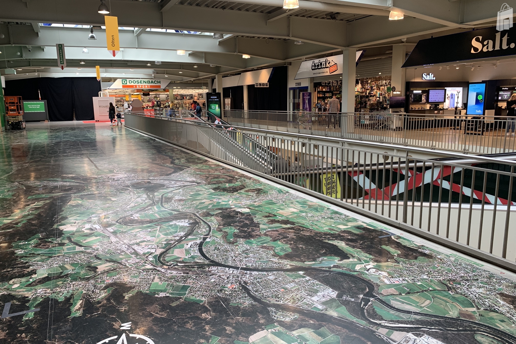 Promoflächen im Obergeschoss