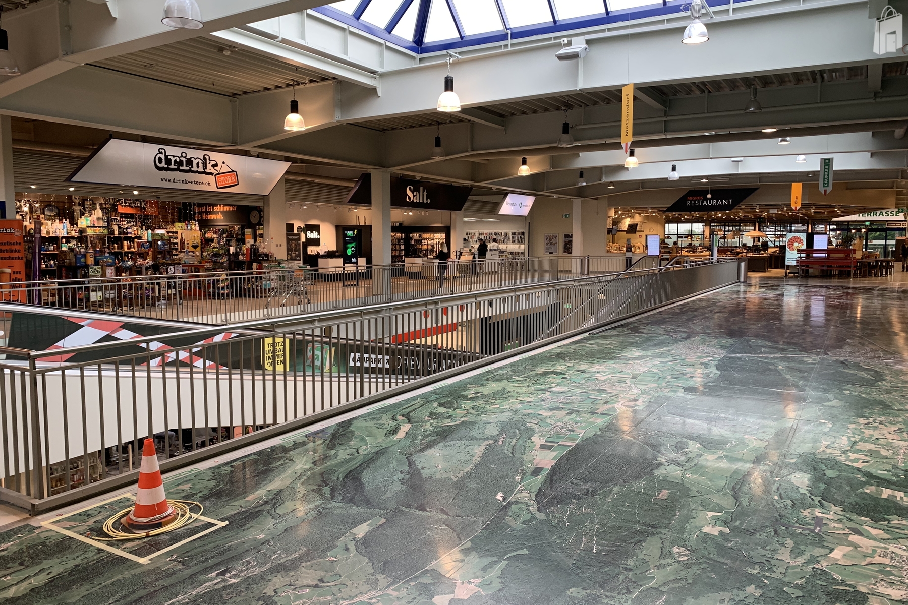 Promotionsflächen im Obergeschoss