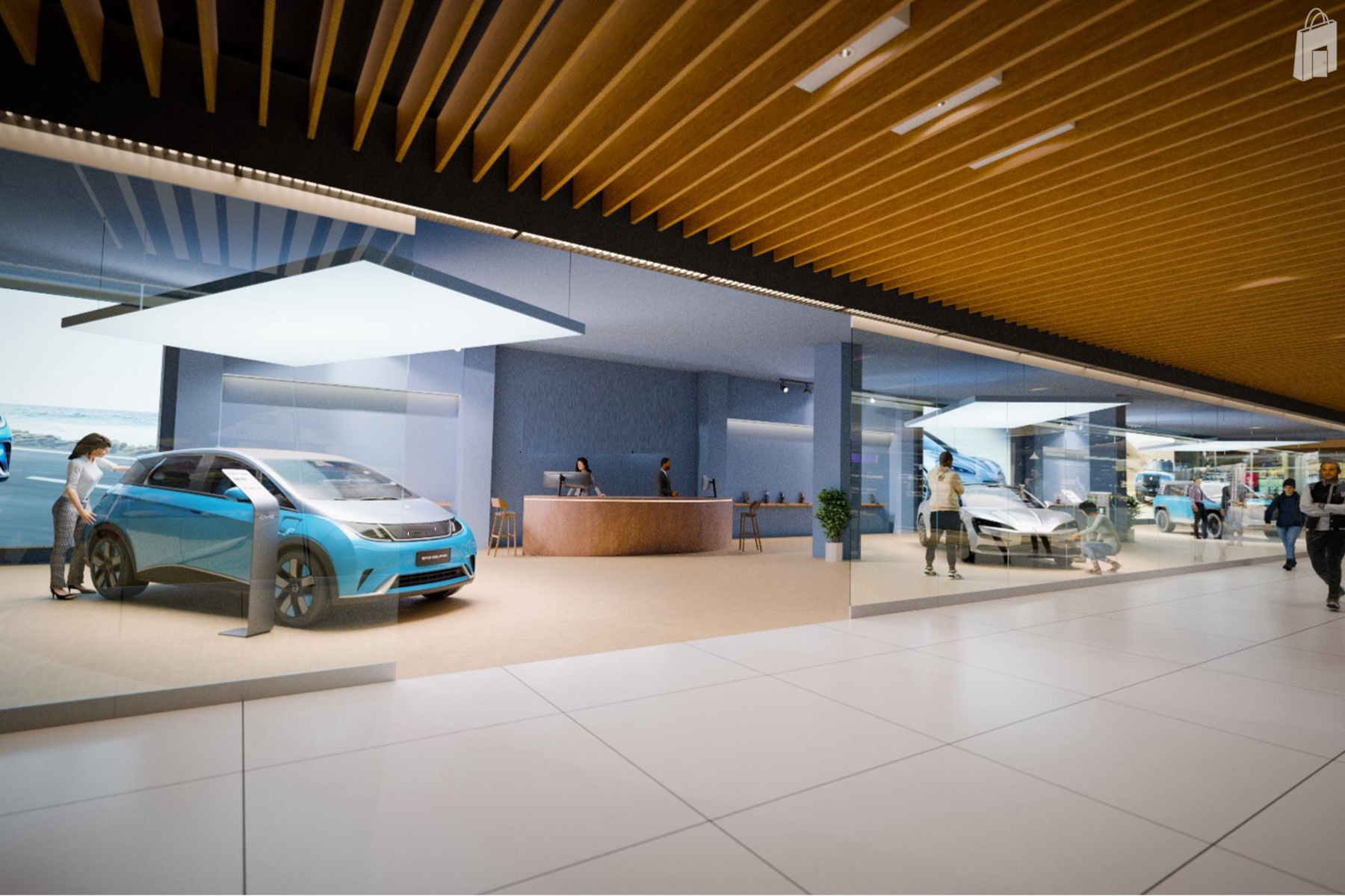 Autoausstellung Mall