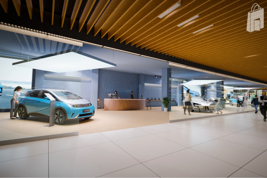 Autoausstellung Mall