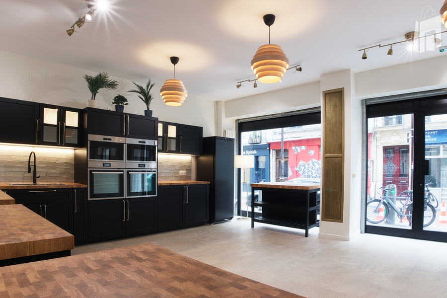 Cuisine entièrement dissimulable 37 m2