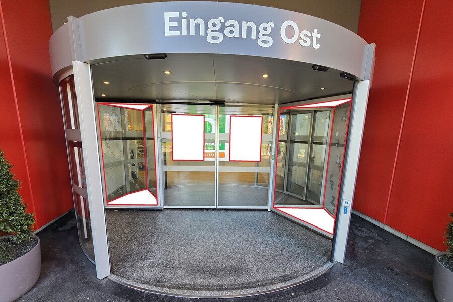 Drehtüre Ost aussen