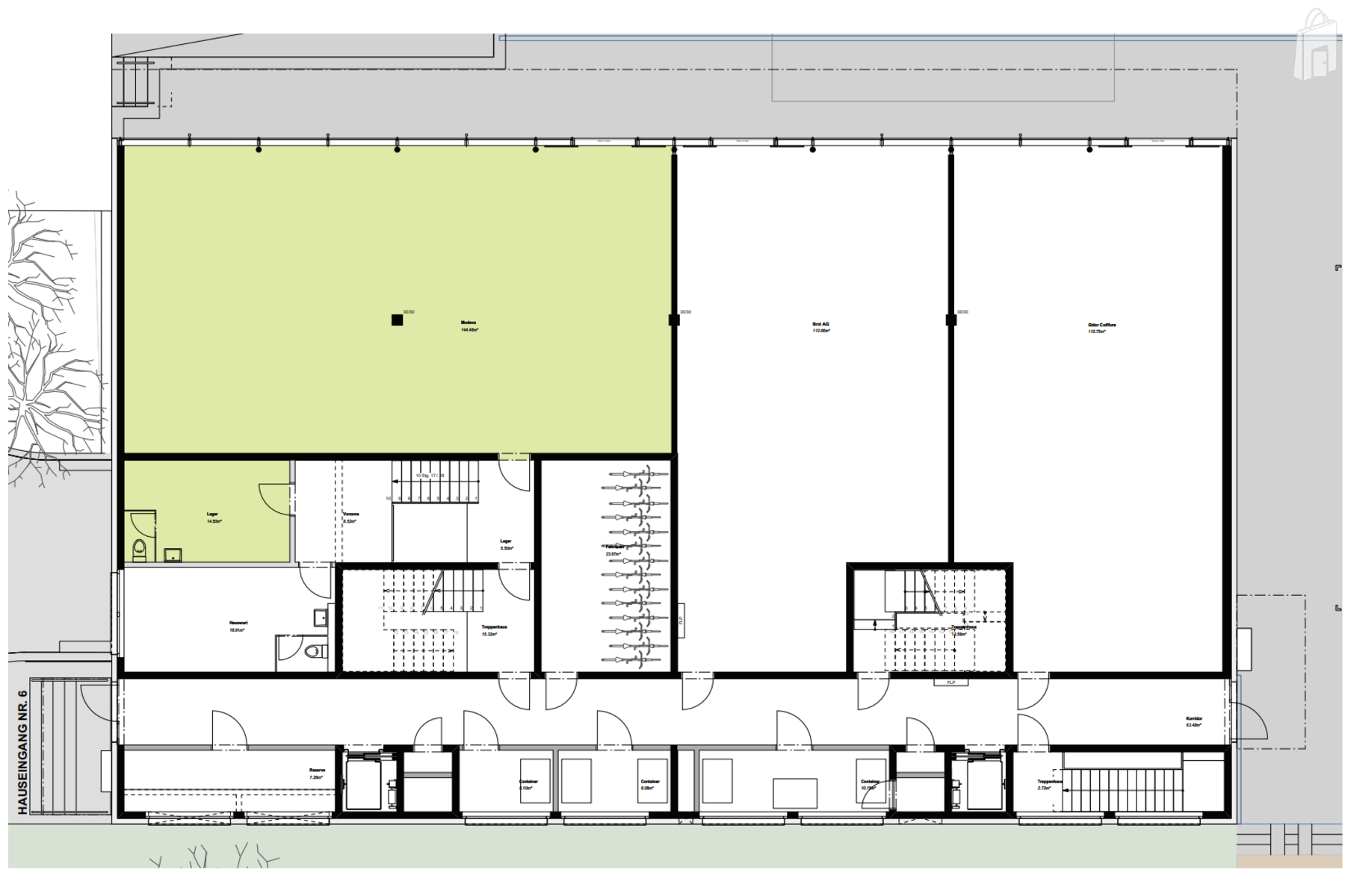 Lyssbachpark, Lyss - EG - Ladenfläche