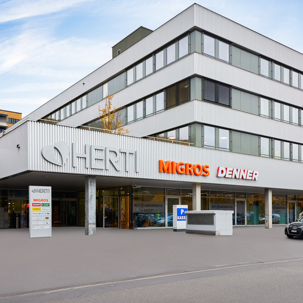 Einkaufscenter Herti - Aussenfläche B, 36 m²