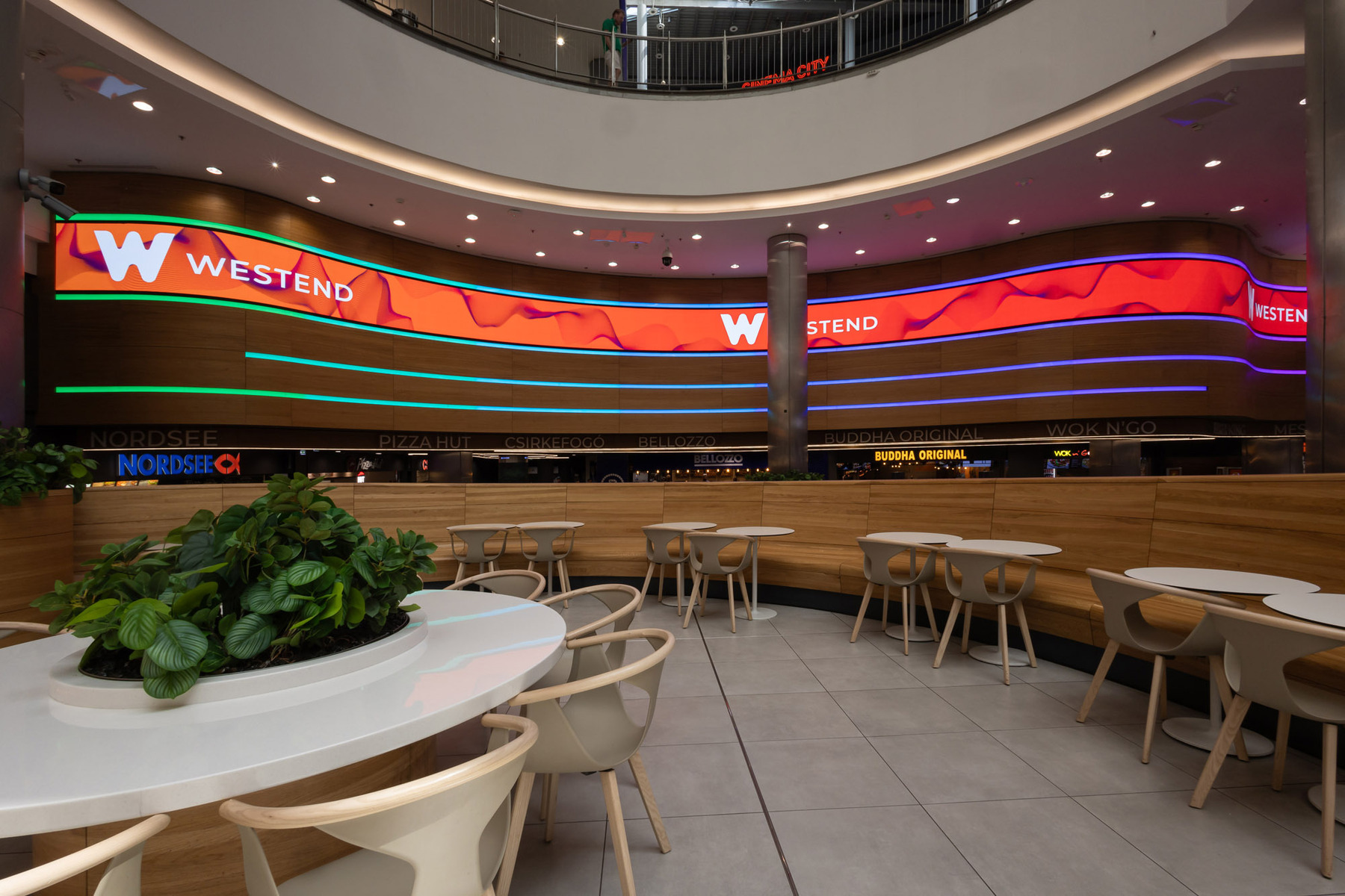 Foodcourt LEDfal