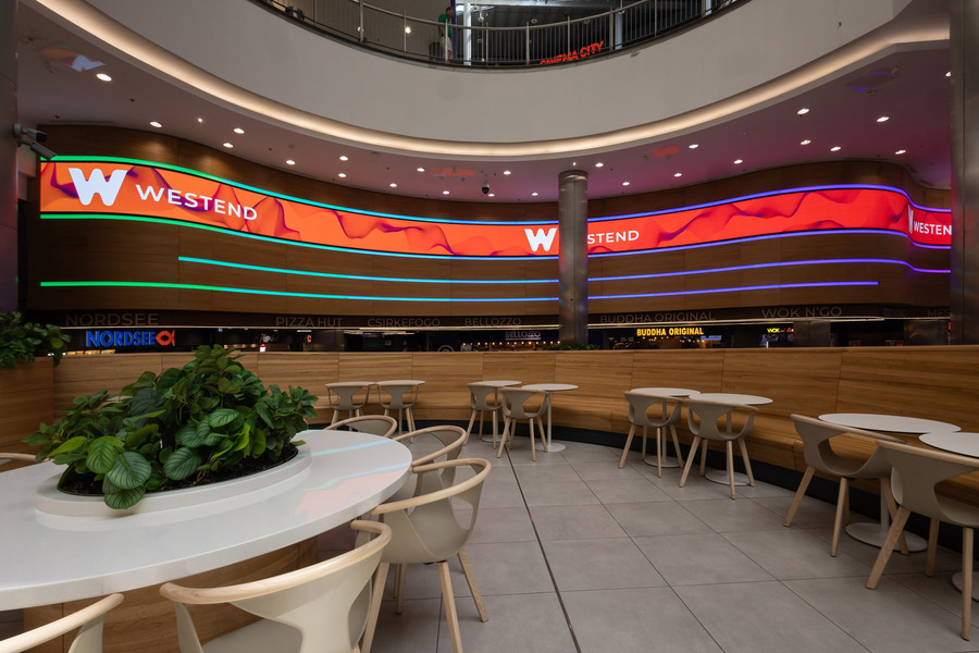 Foodcourt LEDfal