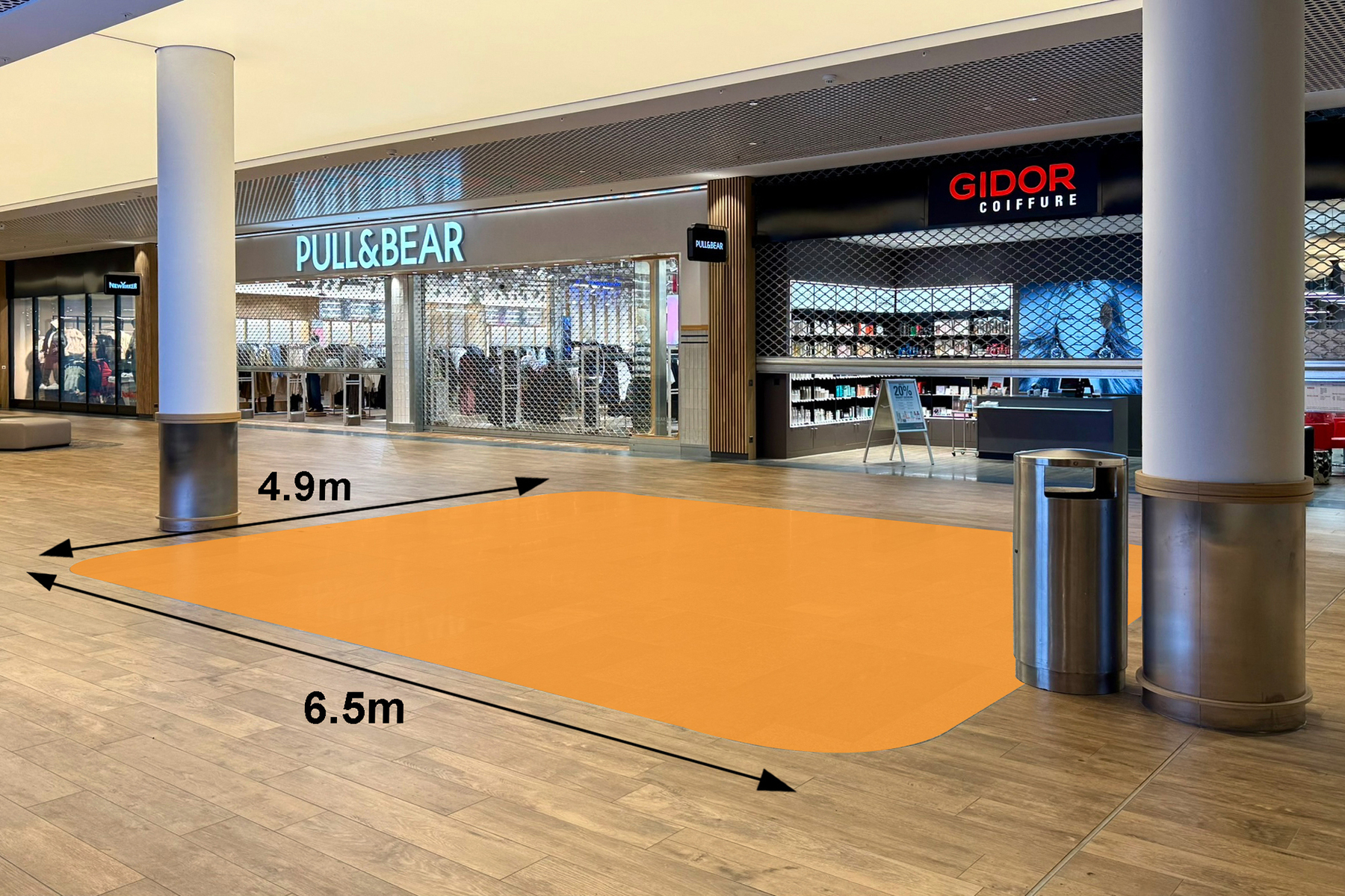 Promofläche Wankdorf Center Gidor