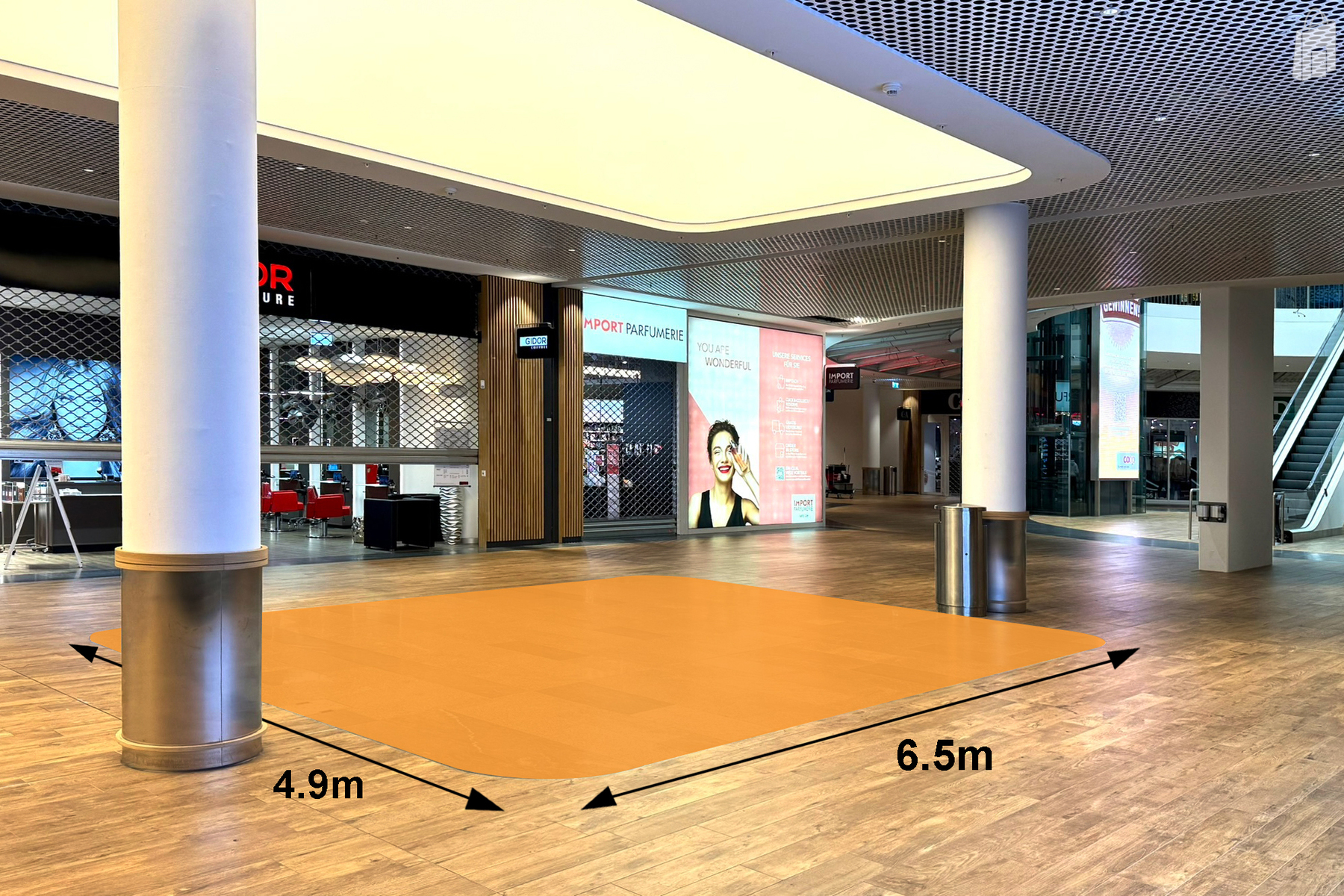 Promofläche Wankdorf Center Gidor