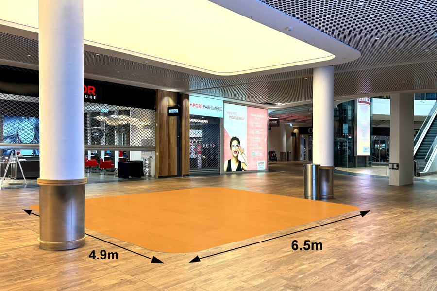 Promofläche Wankdorf Center Gidor