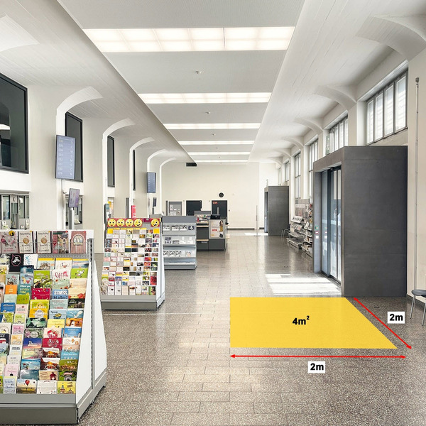 Promotionsfläche  in der Postfiliale St. Gallen 4 Brühltor