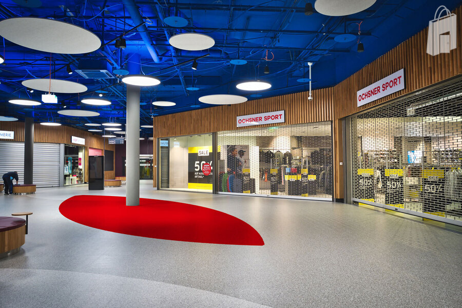 Sicht Richtung Parkhaus