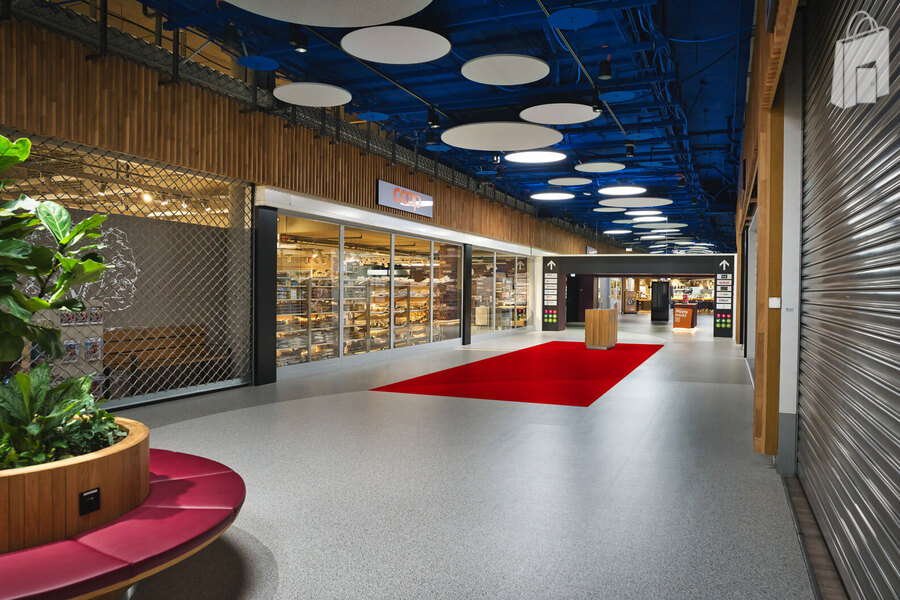 Sicht Richtung Coop Rest.