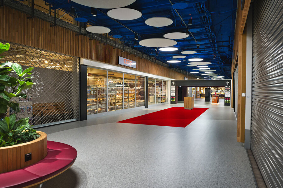 Sicht Richtung Coop Rest.