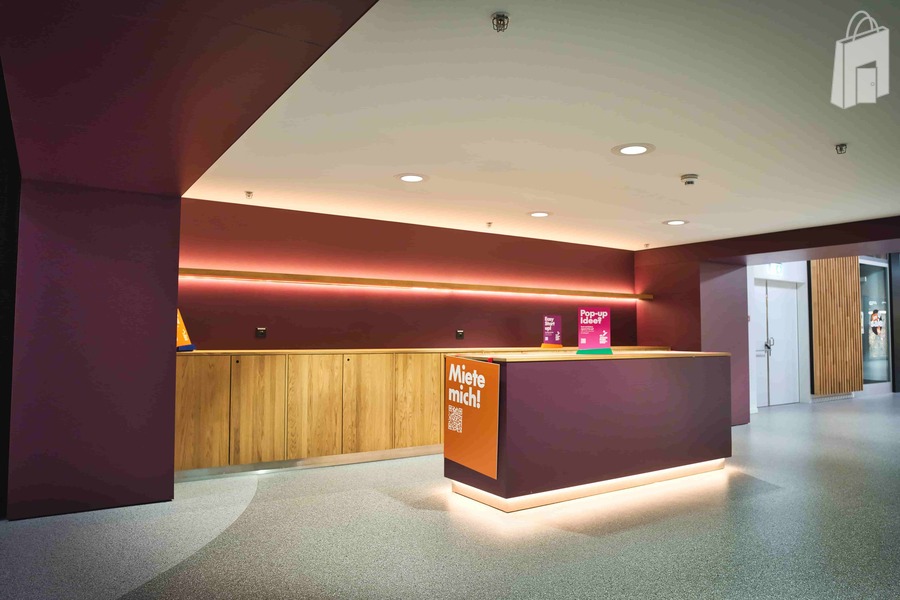 Pop-Up Fläche, Durchgang Fust zu Orell Füssli