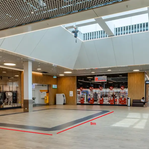 EKZ Littoral Centre - rez - Entrée Hypermarché Coop 