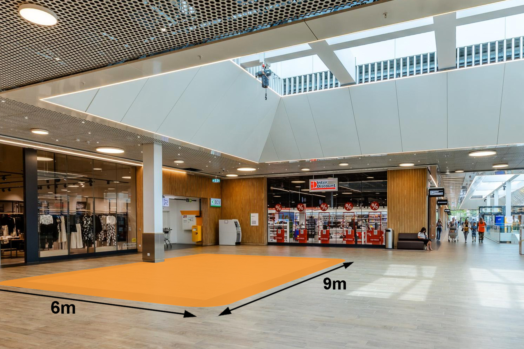 EKZ Littoral Centre - rez - Entrée Hypermarché Coop